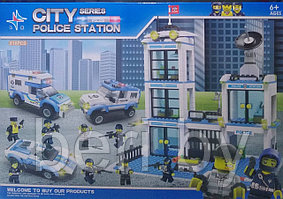 LX.A326 Конструктор City "Полицейский участок", 818 деталей, аналог LEGO