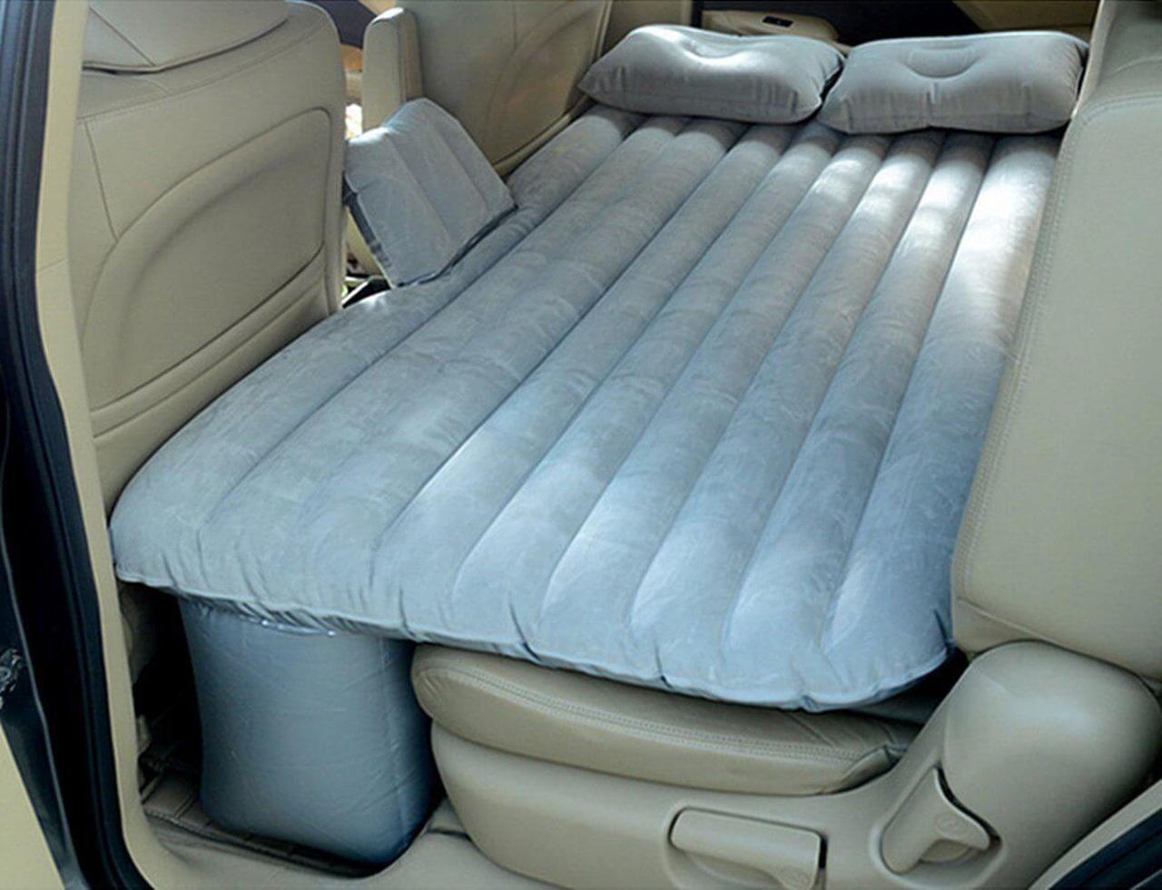 Надувной матрас в машину на заднее сиденье Car Travel Bed 136х80х10 см / Матрас для автомобиля