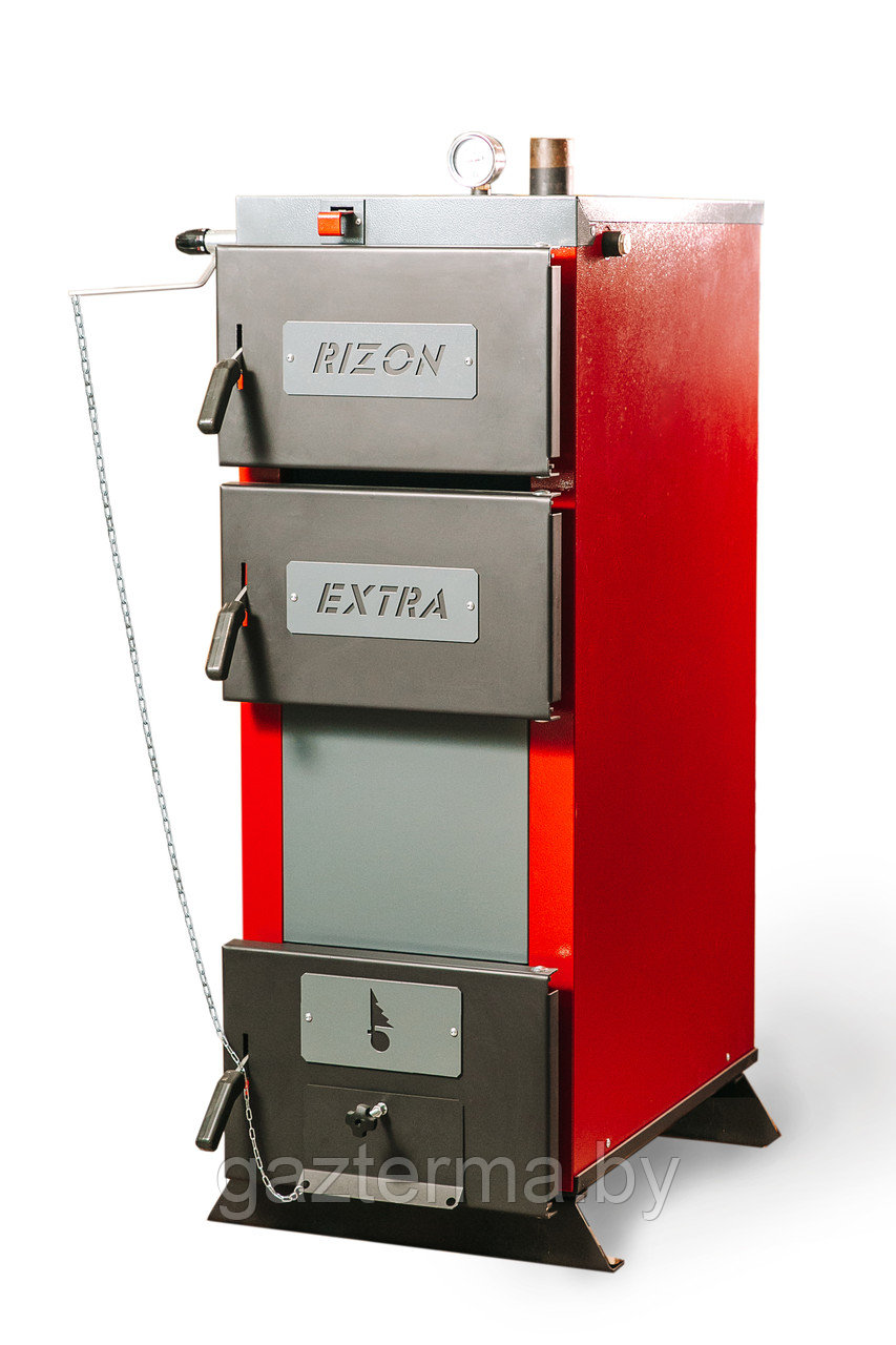 Котёл стальной твердотоплевный RIZON 30m EXTRA