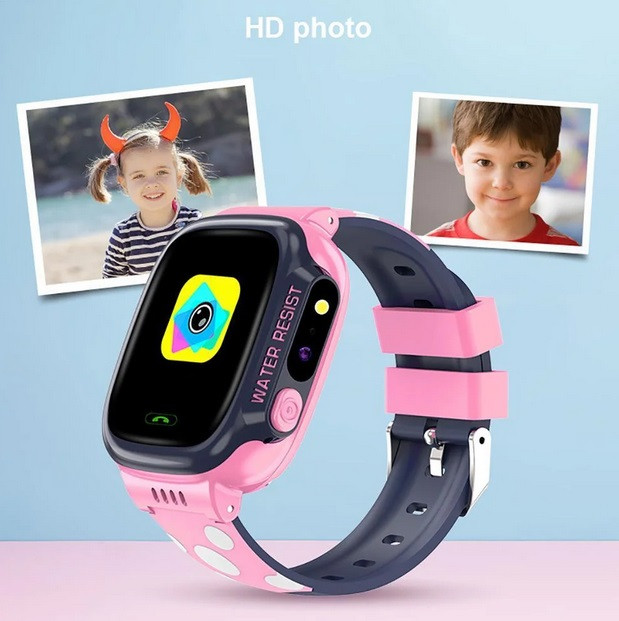 Детские смарт часы Smart Baby Watch Y92 GPS розовые (Приложение: SeTracker2)
