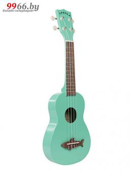Укулеле гавайская гитара Kala MK-SS/GRN зеленая деревянная детская сопрано маленькая для детей