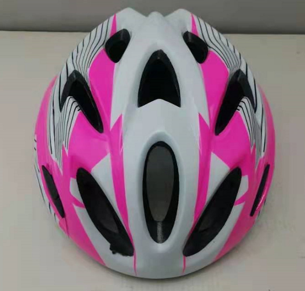 Велошлем Stels FSD-HL057 розово-белый, 52-56 см