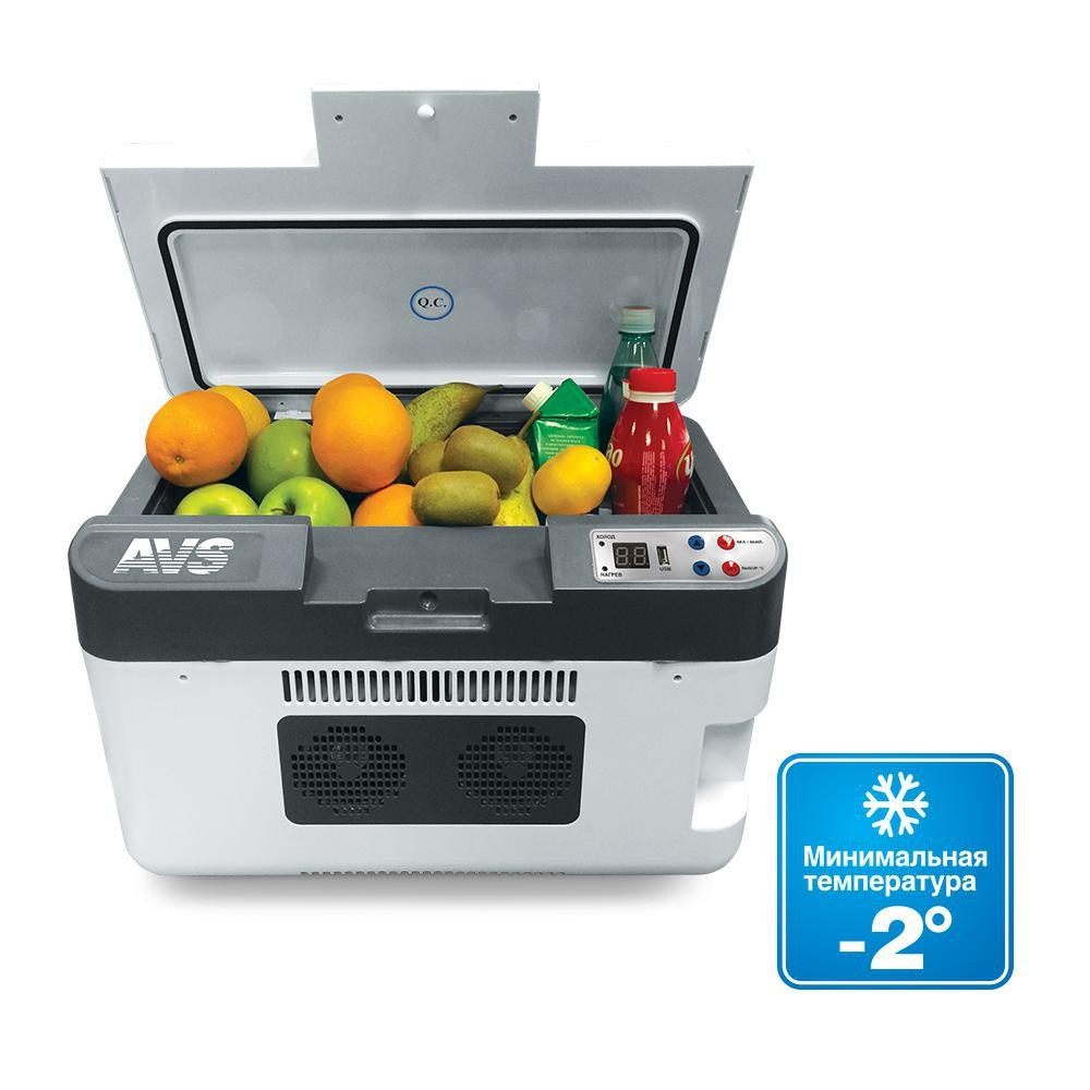 Холодильник автомобильный AVS CC-24WBC (24л 12В/24В/220В) A80972S - фото 2 - id-p178565400