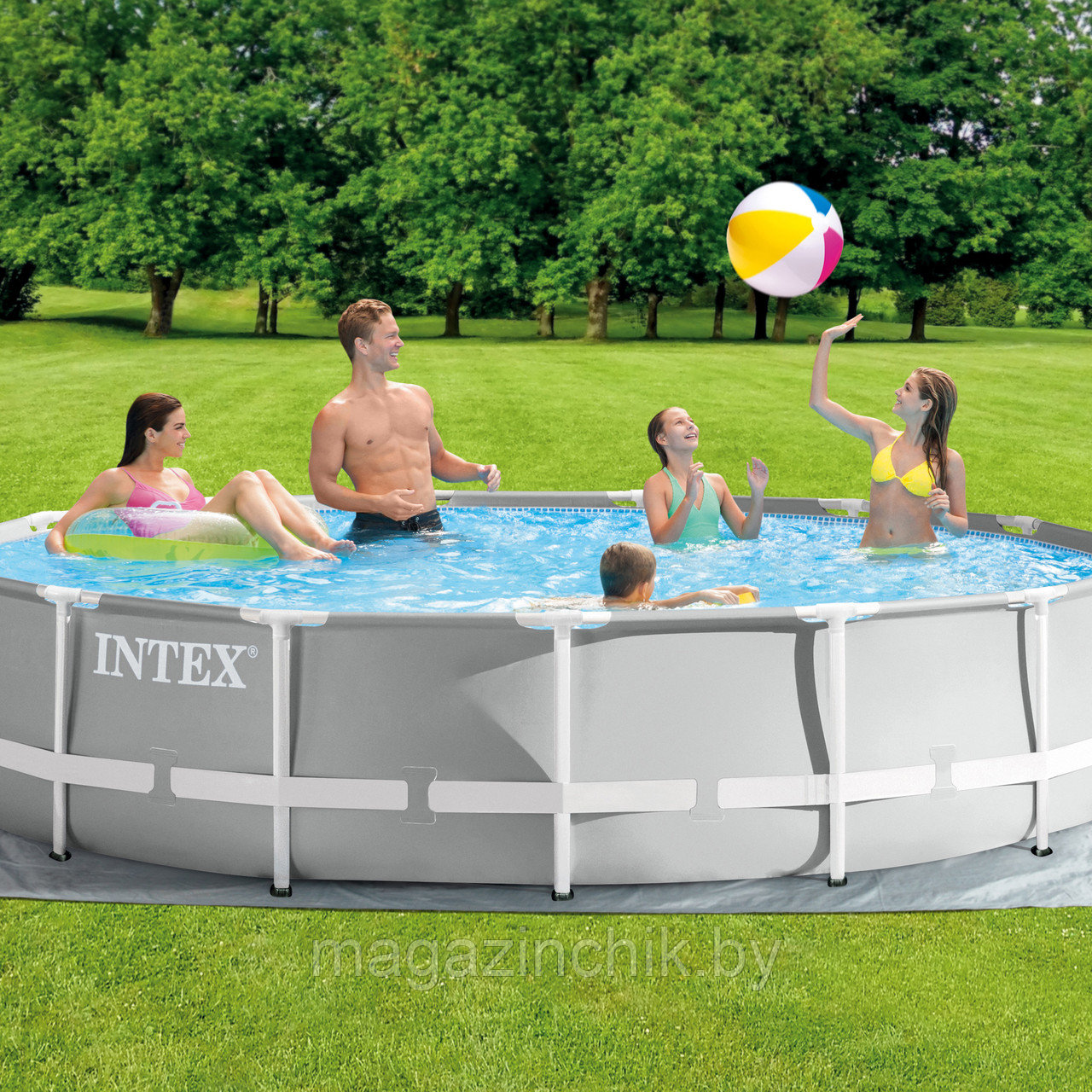 Бассейн интекс 1. Бассейн Intex Prism frame 26724. Бассейн Intex Prism frame 366х122. Intex 26720np. Бассейн Интекс 610х132.