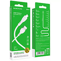 USB кабель Micro Usb BOROFONE BX51 (1 метр) white