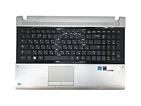 Верхняя часть корпуса (Palmrest) Samsung RV511, RV513, RV515 с клавиатурой и тачпадом, (с разбора)