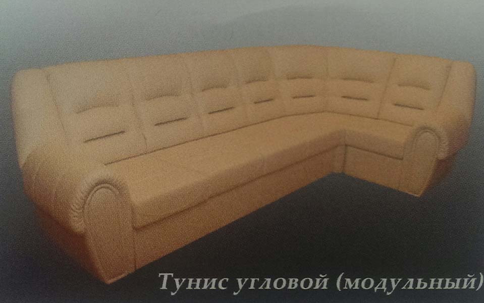 Угловой диван тунис (модульный) - фото 1 - id-p22425775
