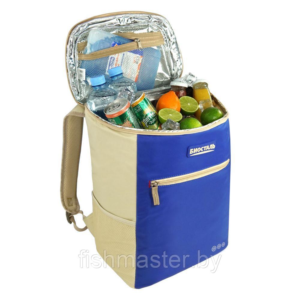 Рюкзак-холодильник БИОСТАЛЬ КЕМПИНГ TR Альпийский синий, 25 - фото 1 - id-p178572689