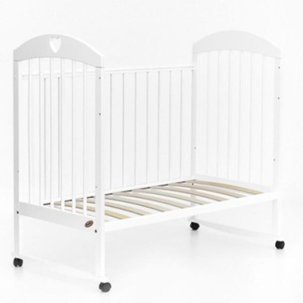 Кроватка Bambini Comfort (Бамбини Комфорт) колесо-качалка арт.18 белый - фото 2 - id-p117601032