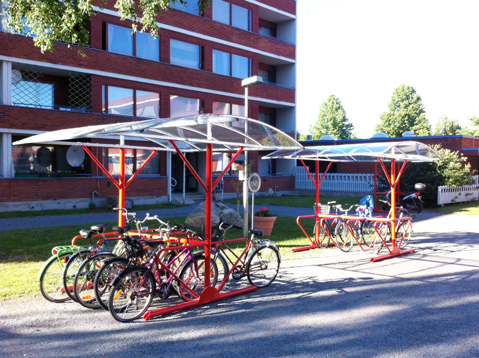 Велопарковка крытая на 16 мест ВпК1с16 - фото 5 - id-p22425799