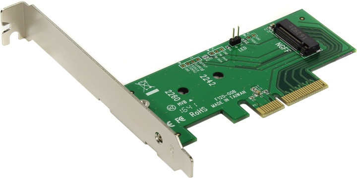 SmartBuy DT-120 Адаптер M.2 - PCI-Ex4 (2242/2260/2280)