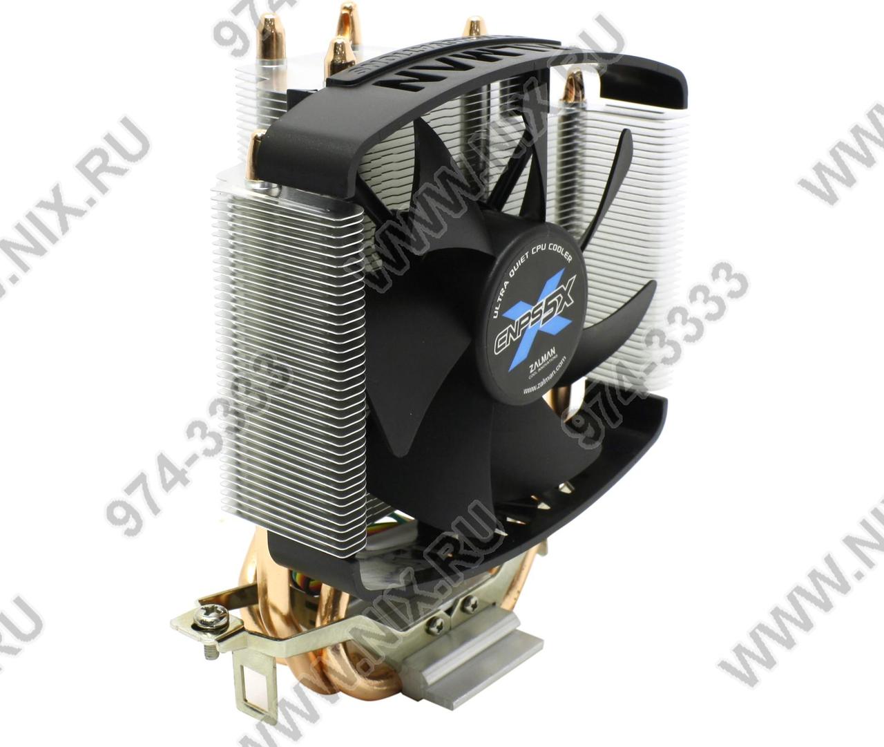 ZALMAN CNPS5X Performa(4пин, 775/1155/754-AM2/AM3/AM4/FM1, 20-32дБ,1350-2700 об/мин,Cu+Al+теп.трубки)
