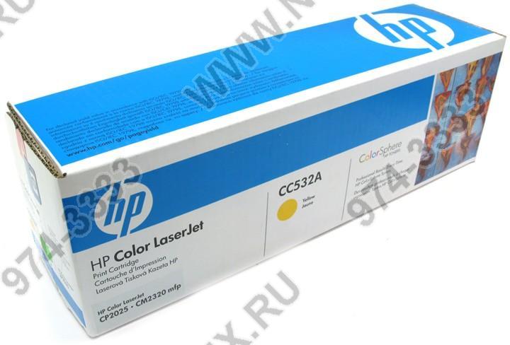 Картридж HP CC532A(C) (№304A) Yellow для HP Color LaserJet CP2025, CM2320mfp