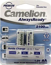 Аккумулятор Camelion NH-AA2100-2 AlwaysReady (1.2V, 2100mAh) NiMH, Size "AA" уп. 2 шт