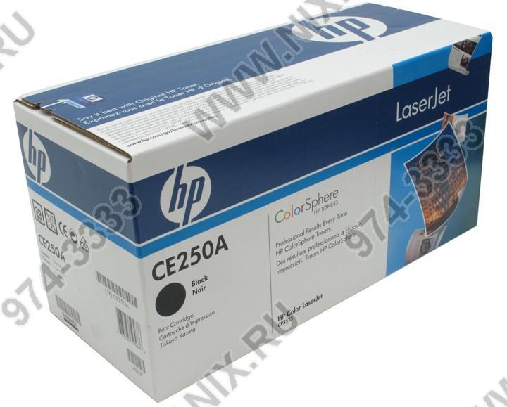 Картридж HP CE250A (№504A) Black для HP LJ CP3525, CM3530