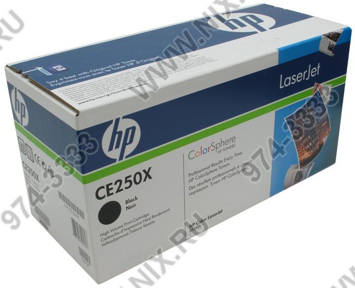 Картридж HP CE250X (№504X) Black для HP LJ CP3525, CM3530 (повышенной ёмкости)