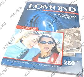 LOMOND 1104101 (A4, 20 листов, 280 г/м2) бумага фото суперглянец