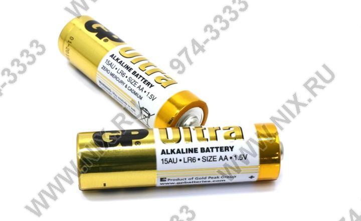 GP Ultra 15AU(EBC)-CR2 (LR6) Size AA, щелочной (alkaline) уп. 2 шт
