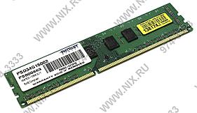 Patriot PSD34G160081 DDR3 DIMM 4Gb PC3-12800 CL11
