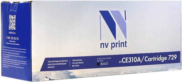 Картридж NV-Print CE310A/Cartridge 729 Black для HP CP1025/LBP7010C