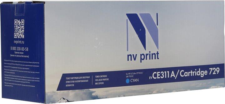 Картридж NV-Print CE311A/Cartridge 729 Cyan для HP CP1025/LBP7010C
