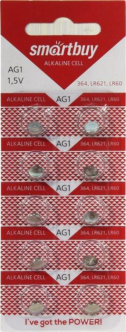 Smartbuy SBBB-AG1-10B (LR60, 1.5V) , щелочной (alkaline) уп. 10 шт