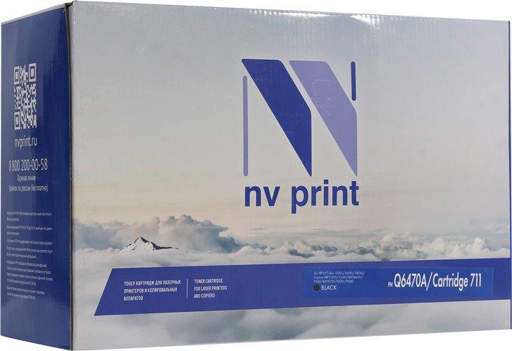 Картридж NV-Print Q6470A/Cartridge 711 Black для HP COLOR LJ 3505/3600/3800, Canon