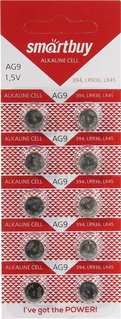 Smartbuy SBBB-AG9-10B (LR45, 1.5V) , щелочной (alkaline) уп. 10 шт