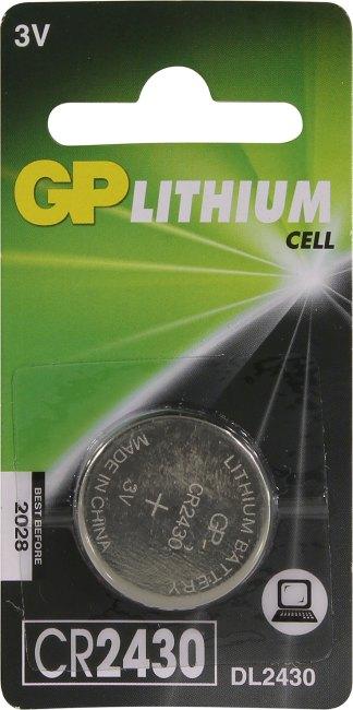 GP Lithium Cell CR2430 (Li, 3V)