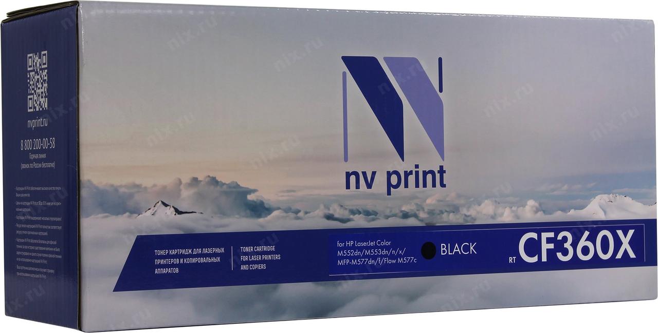 Картридж NV-Print CF360X Black для HP LJ Color M552/M553/M577