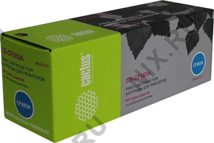 Картридж Cactus CS-CF383A Magenta для Color HP LJ Pro M476dn/nw/dw