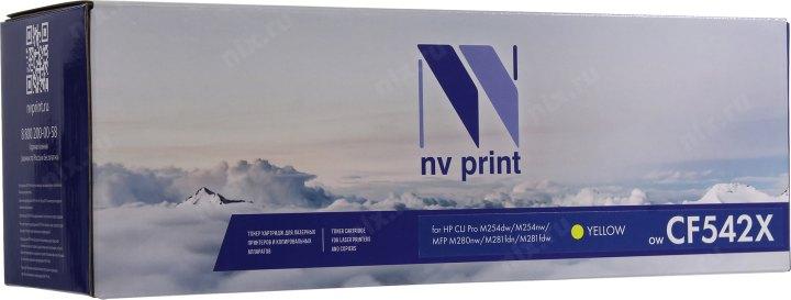 Картридж NV-Print CF542X Yellow для HP Color LJ Pro M254dw/M254nw, MFP M280nw/M281fdn/M281fdw