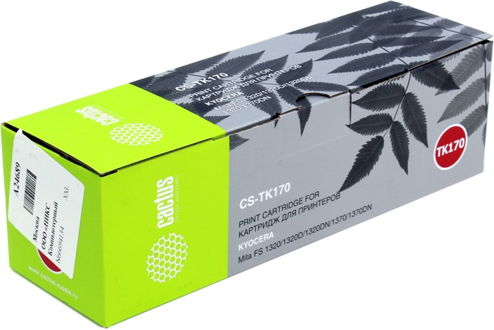Картридж Cactus CS-TK170 Black для Kyocera FS-1320/1370