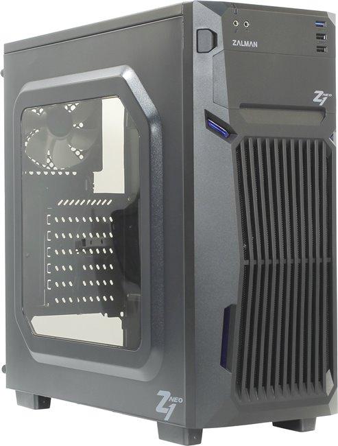 Miditower ZALMAN Z1 NEO Black ATX без БП, с окном