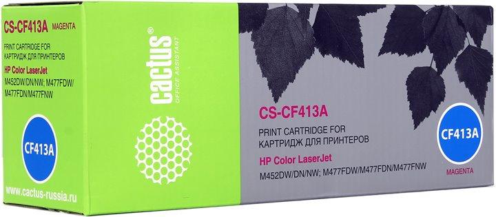 Картридж Cactus CS-CF413A Magenta для HP LJ M452/M477