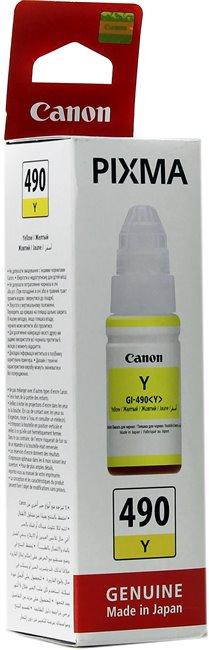 Чернильница Canon GI-490Y Yellow для PIXMA G1400/2400/3400