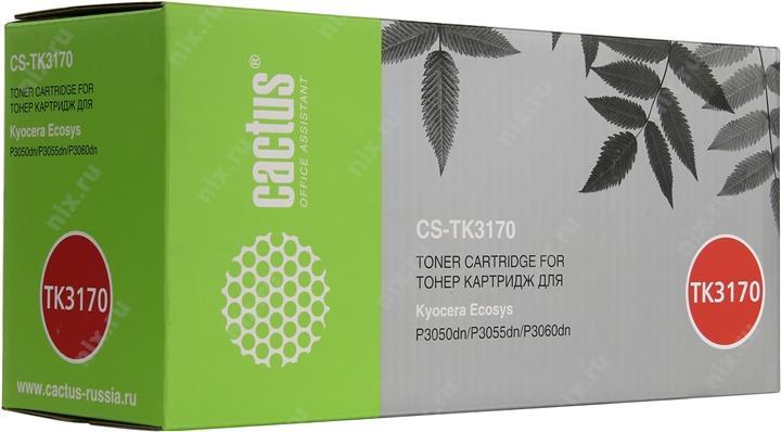 Картридж Cactus CS-TK3170 для Kyocera Ecosys P3050dn/P3055dn/P3060dn