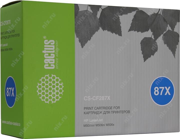 Картридж Cactus CS-CF287X для HP LJ M506dn/M506n/M506x