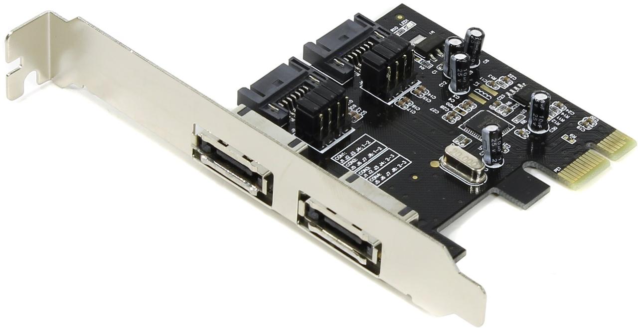 Orient A1061S (OEM) PCI-Ex1, SATA 6Gb/s, 2port-ext /2port-int