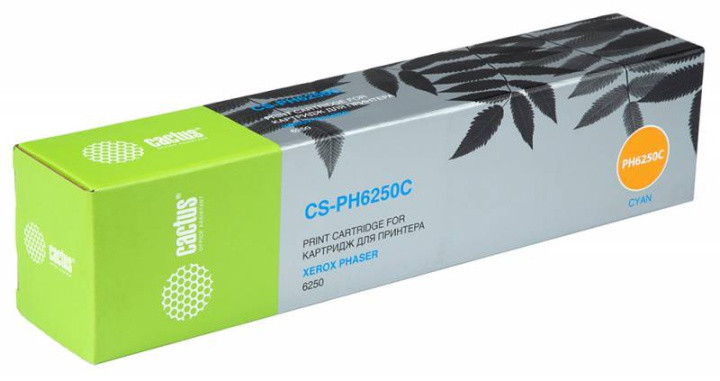 Картридж Cactus CS-PH6250C Cyan для Xerox Phaser 6250