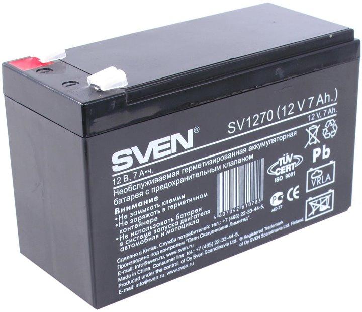 Аккумулятор SVEN SV7-12/SV1270 (12V,7Ah)