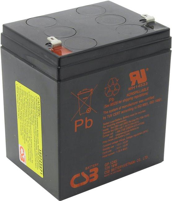 Аккумулятор CSB GP 1245 F1 (12V, 4.5Ah) для UPS