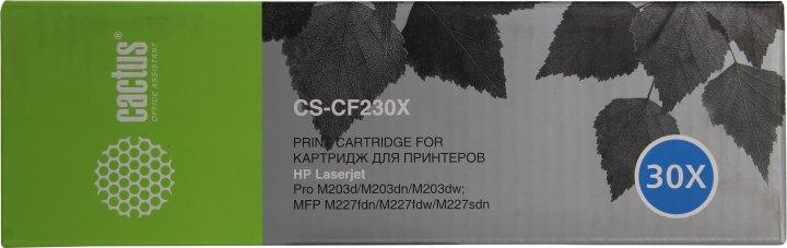 Картридж Cactus CS-CF230X для HP LJ Pro M203d/M203dn/M203dw/M227fdn/M227fdw/M227sdn