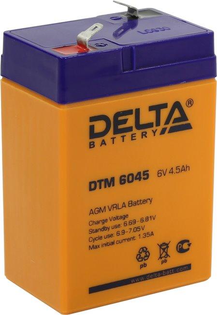 Аккумулятор Delta DTM 6045 (6V, 4.5Ah) для UPS