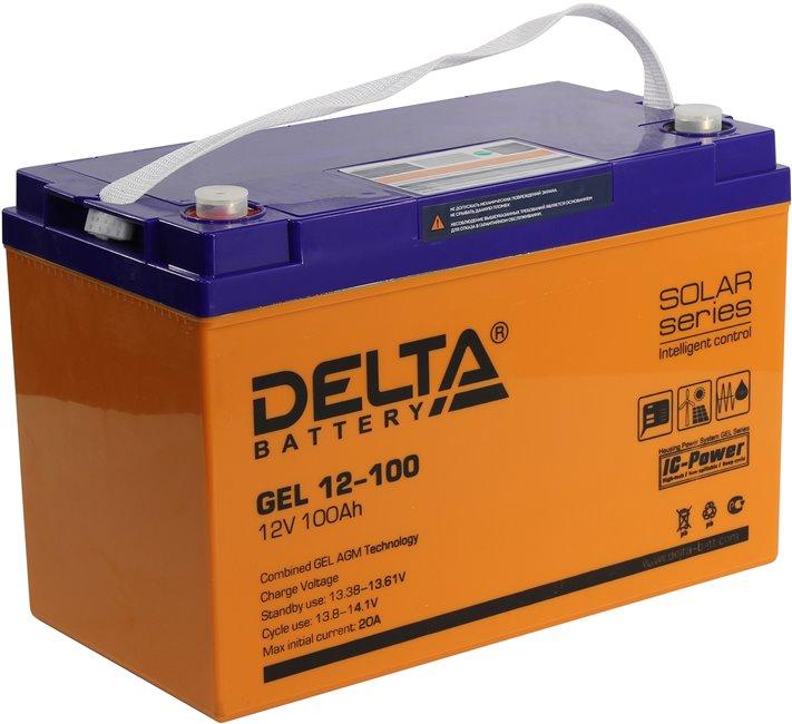 Аккумулятор Delta GEL 12-100 (12V, 100Ah) для UPS