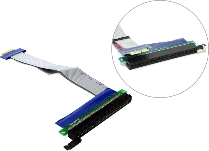 Espada PCIEX1-X16rc Адаптер PCI-Ex1 M -- PCI-Ex16 F