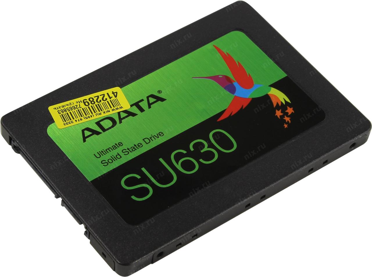 SSD 240 Gb SATA 6Gb/s ADATA Ultimate SU630 ASU630SS-240GQ-R 2.5" 3D QLC