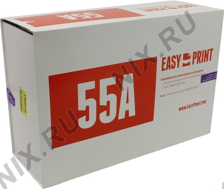 Картридж EasyPrint LH-55A для HP LJ Enterprise P3015/P3015d/P3015dn/P3015x, Canon LBP6750dn