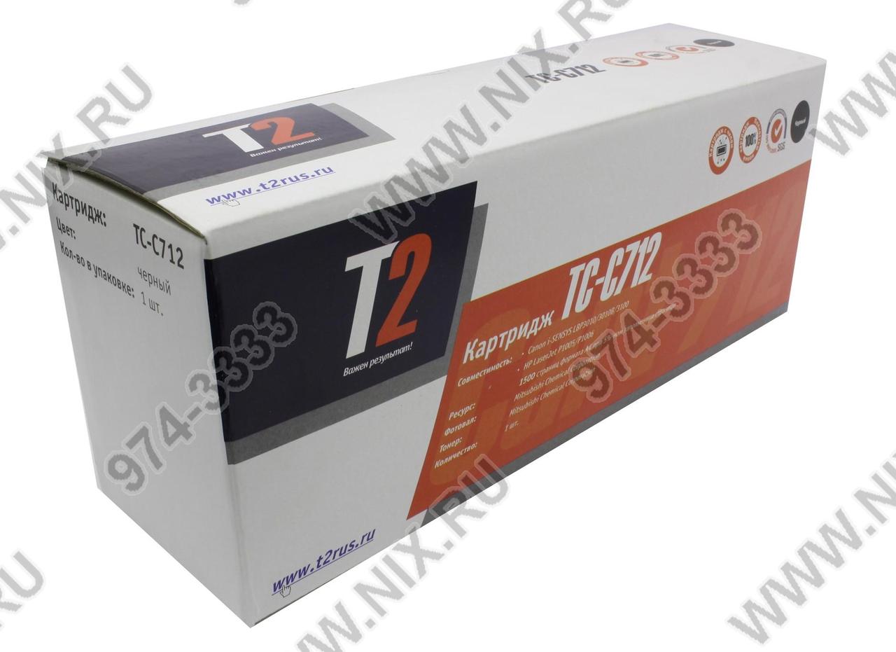 Картридж T2 TC-C712 для HP LJ P1005/6, LBP3010/3010B