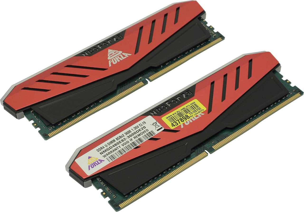 Neo Forza NMGD480E82-3600DE20 DDR4 DIMM 16Gb KIT 2*8Gb PC4-28800 CL19